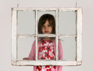 child behind lead paint window