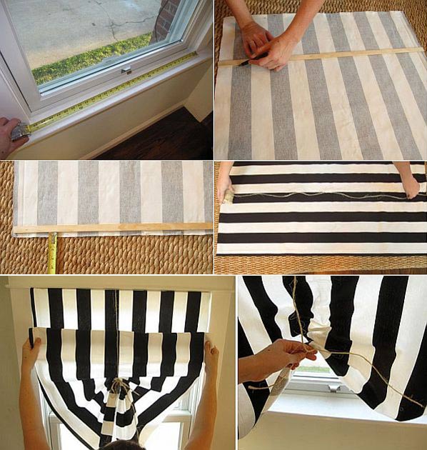 diy-black-and-white-curtains
